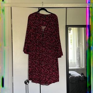 Pink and red heart dress Torrid size 1